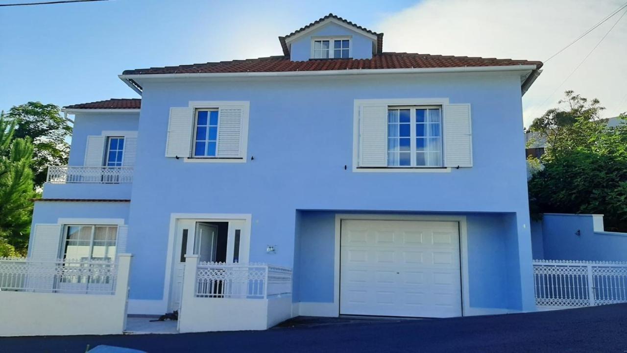 Vila Casa Azul Urzelina Exteriér fotografie