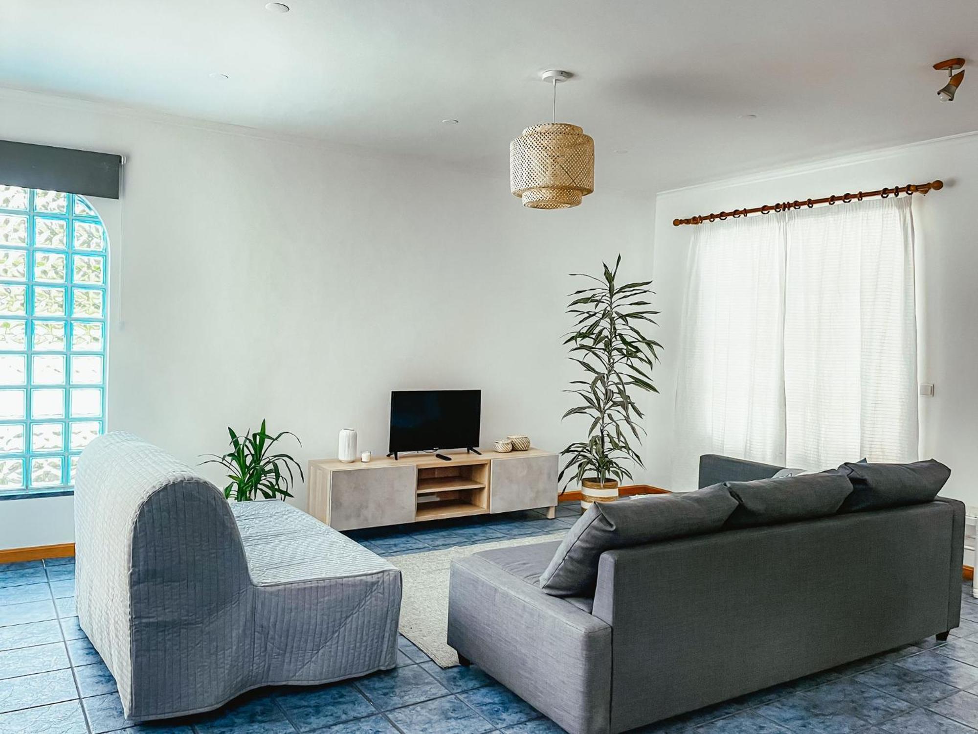 Vila Casa Azul Urzelina Exteriér fotografie